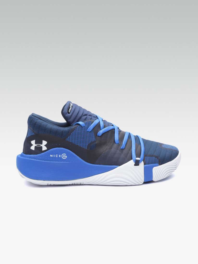 Buy UNDER ARMOUR Men Blue Spawn Low Basketball Shoes Sports Shoes for Men 9324771 Myntra