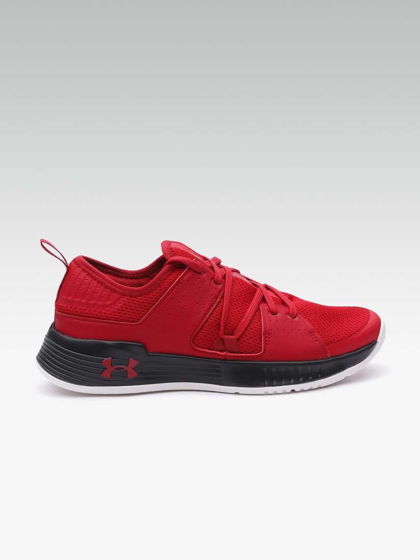 Mens red under armour shoes sales