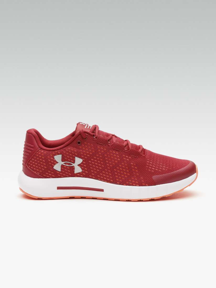 Under armour micro g pursuit red hot sale