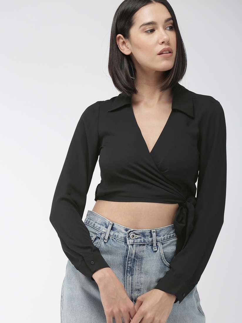 wrap shirt forever 21