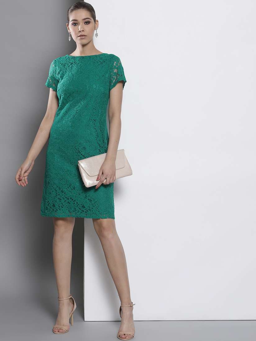 Dorothy perkins green lace dress hot sale