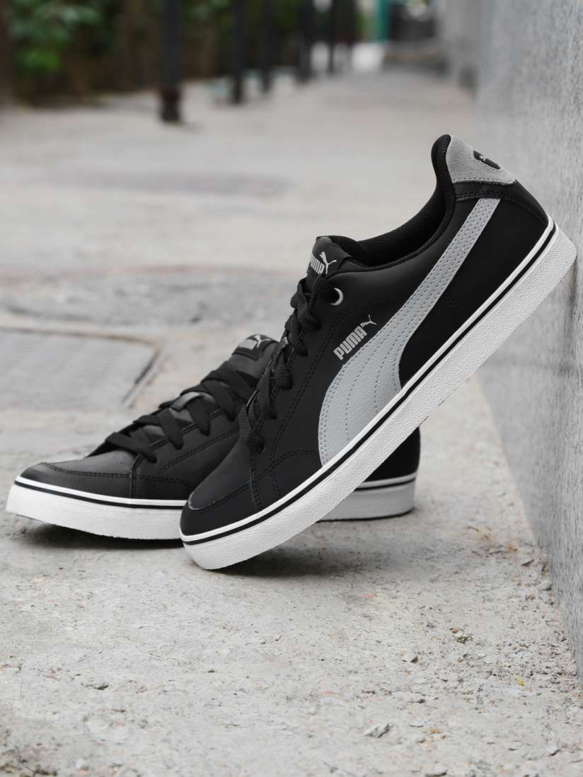 Buy PUMA Men Black Court Point Vulc Casual Shoes Casual Shoes for Men 935381 Myntra