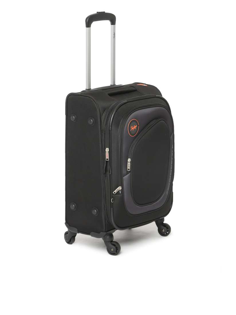 Buy Skybags Unisex Grey Solid Stalwart Soft Sided Cabin Trolley Suitcase Trolley Bag for Unisex 9355495 Myntra