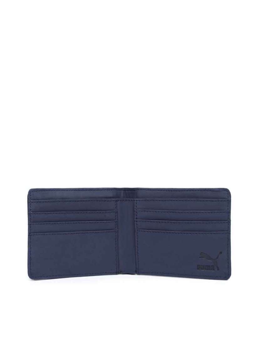 Buy PUMA Unisex Navy Suede Billfold Wallet Wallets for Unisex 935570 Myntra