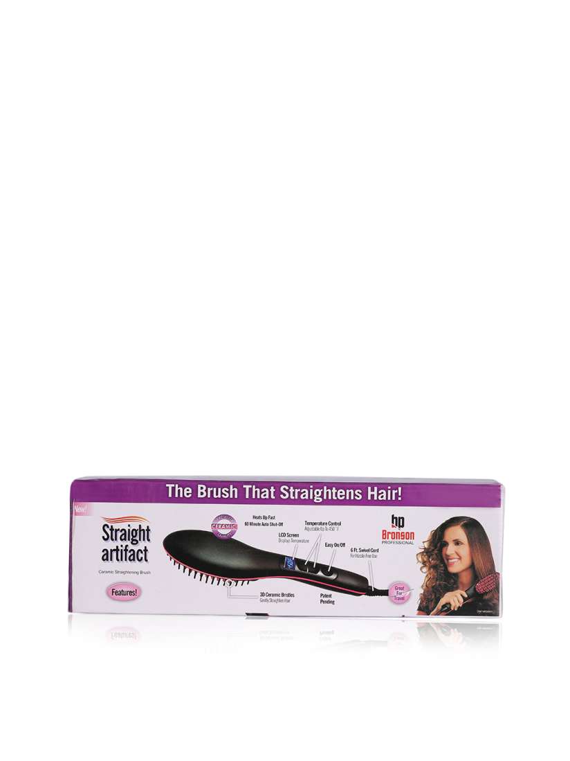 Buy Bronson Professional Unisex Straight Artifact Ceramic Hair Straightening Brush Straighteners for Unisex 9359391 Myntra