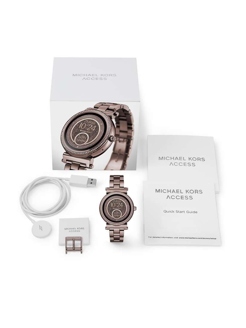 Buy Michael Kors Bronze Toned Sofie Smart Watch MKT5030 Smart Watches for Women 9360331 Myntra
