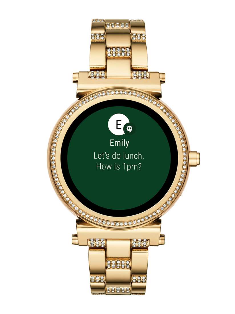 Buy Michael Kors Sofie Gold Smart Watch MKT5023 Smart Watches for Women 9360345 Myntra