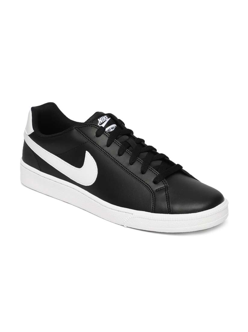 Buy Nike Men Black Solid Court Majestic Leather Sneakers Casual Shoes for Men 9364883 Myntra