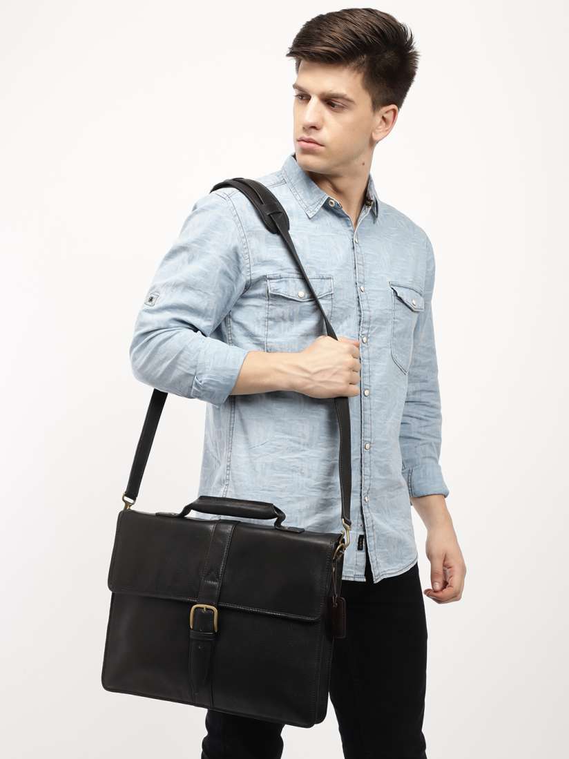 Hidesign messenger bag top