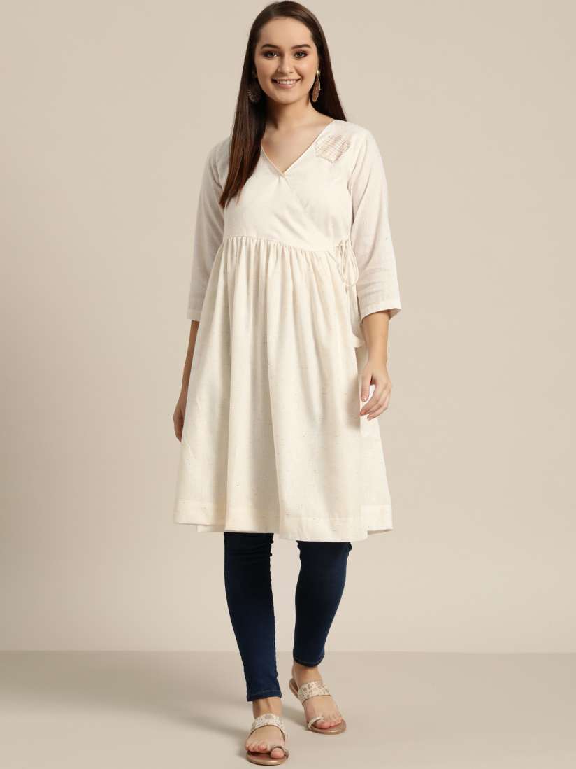 Sangria white anarkali shop