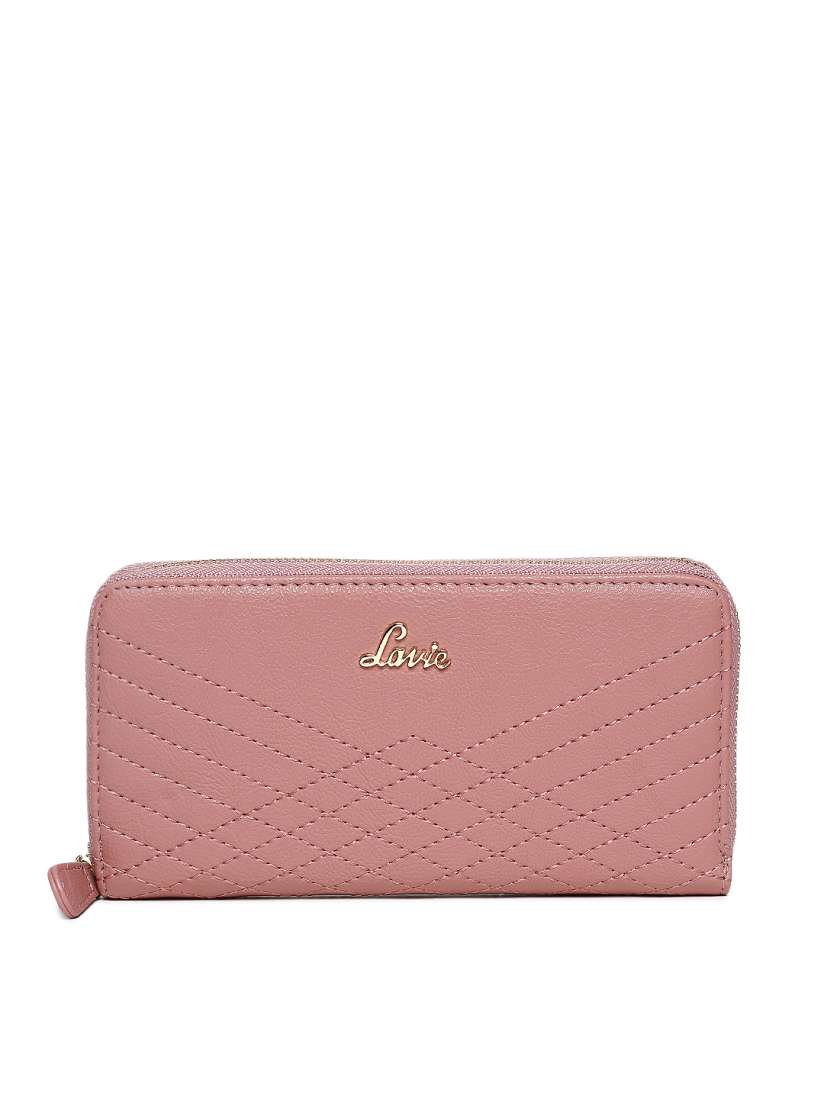 Buy Lavie Women Pink Solid Zip Around Wallet Wallets for Women 9374111 Myntra