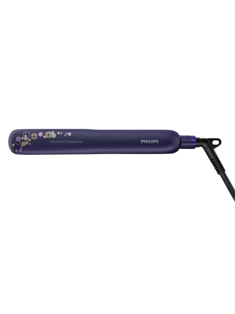 Buy Philips BHS386 00 KeraShine Hair Straightener with SilkPro Care Technology Purple Straighteners for Women 9375007 Myntra