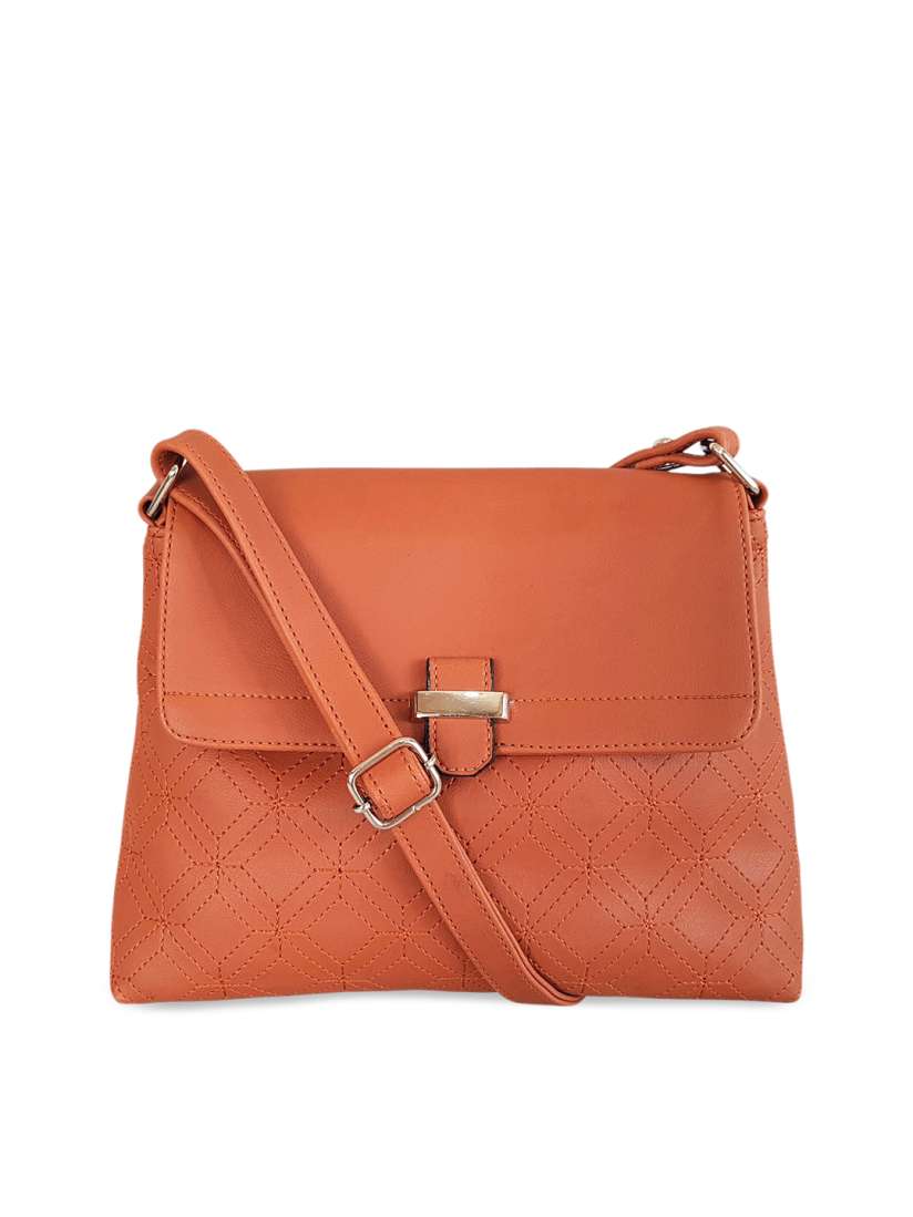 Buy Toteteca Tan Brown Solid Sling Bag Handbags for Women 9386981 Myntra