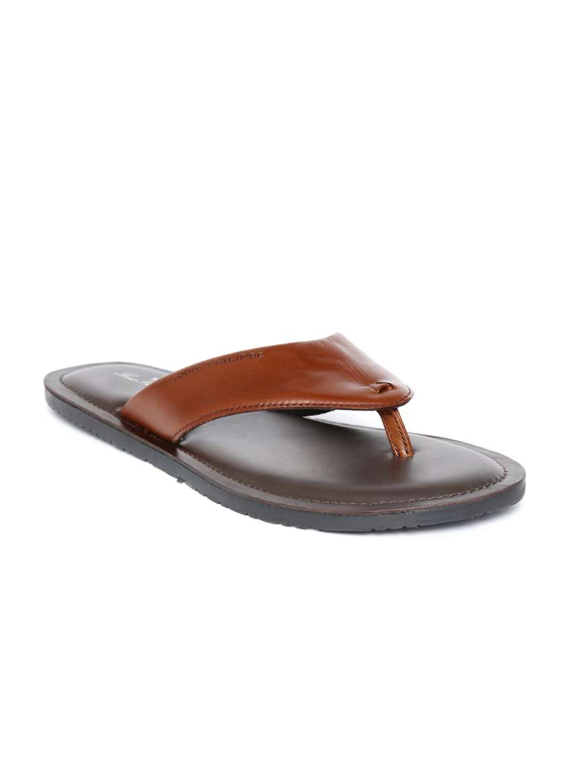 Buy Louis Philippe Men Brown Leather Comfort Sandals Sandals for Men 9388805 Myntra