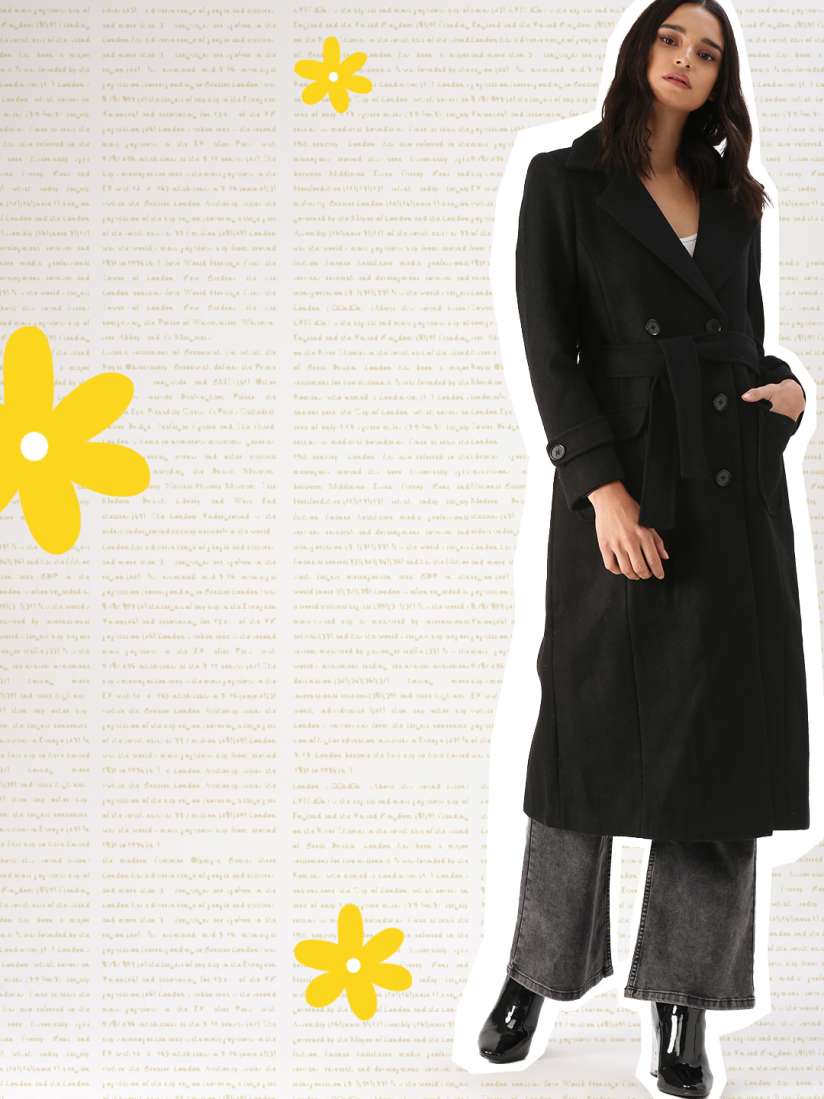 Trench coat myntra hot sale