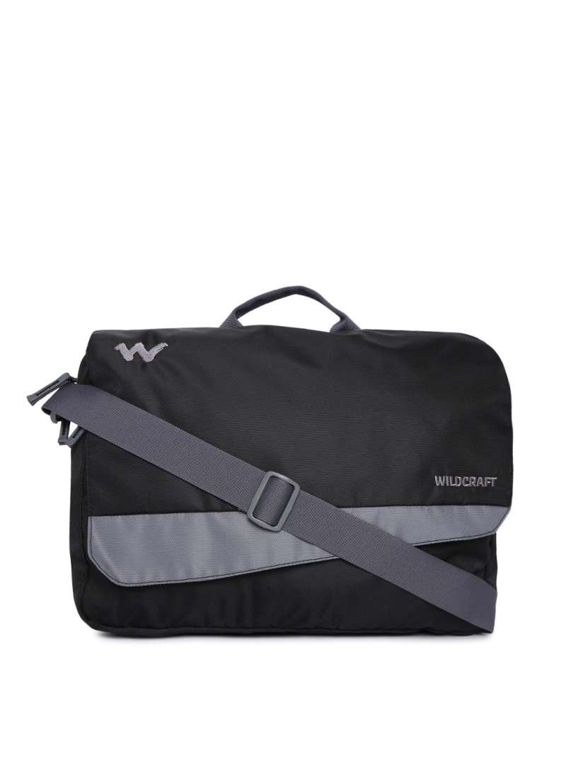 Buy Wildcraft Unisex Black Solid Courier 3 Messenger Bag Messenger Bag for Unisex 9401603 Myntra