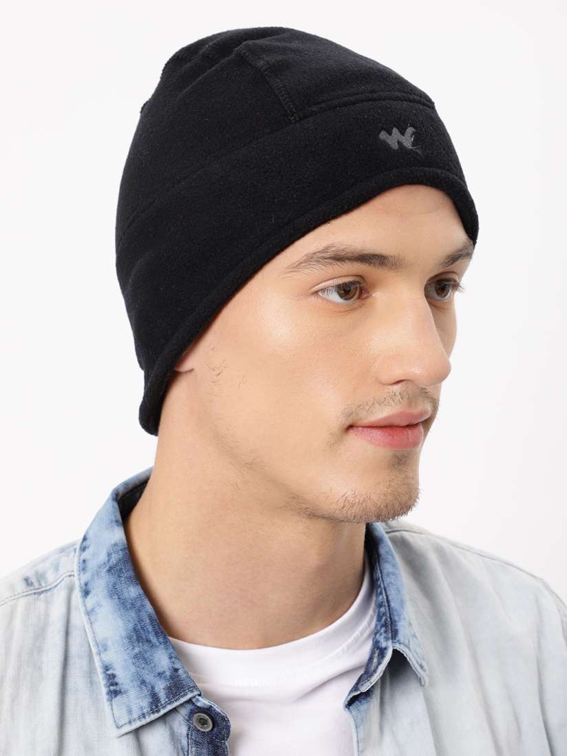 Buy Wildcraft Unisex Black Fleece Skull Beanie Caps for Unisex 9401705 Myntra