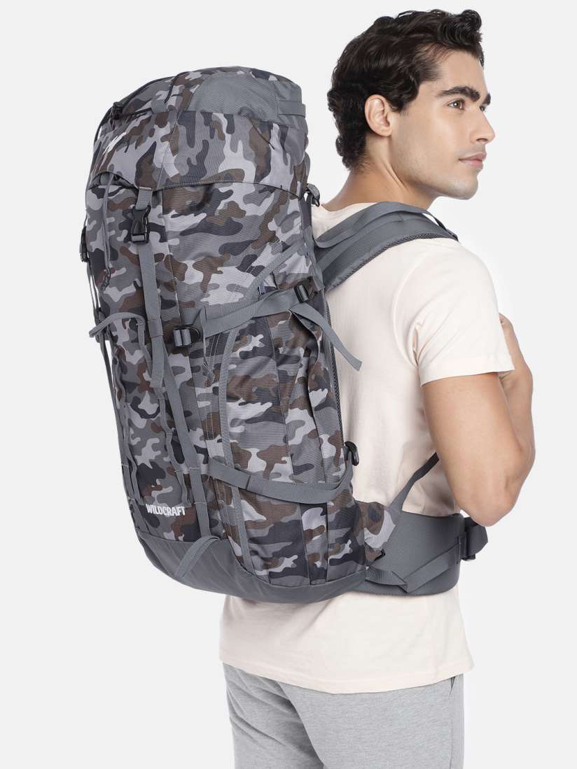 Wildcraft 50 ltrs grey rucksack new arrivals