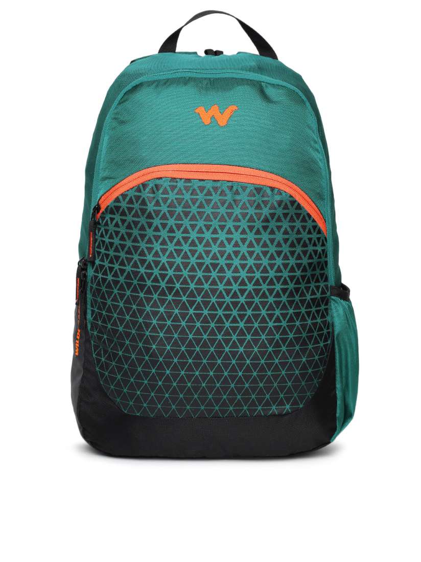 Black geometric backpack store