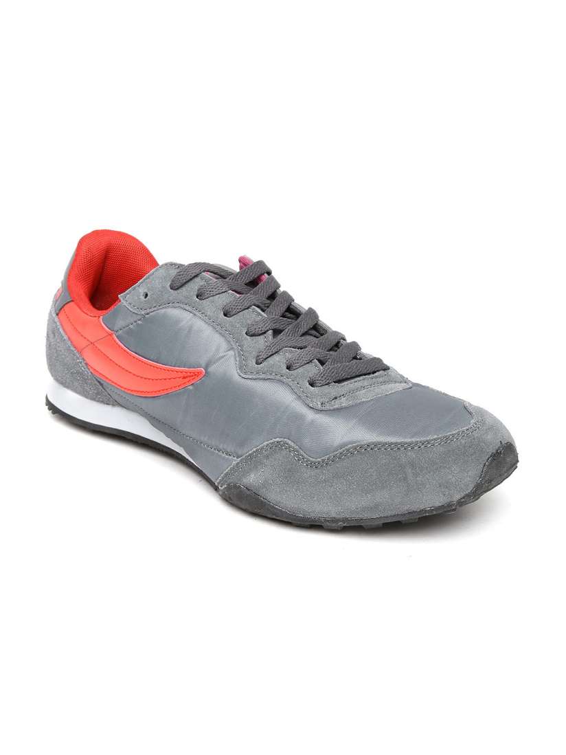 Fila men grey casual shoes discount