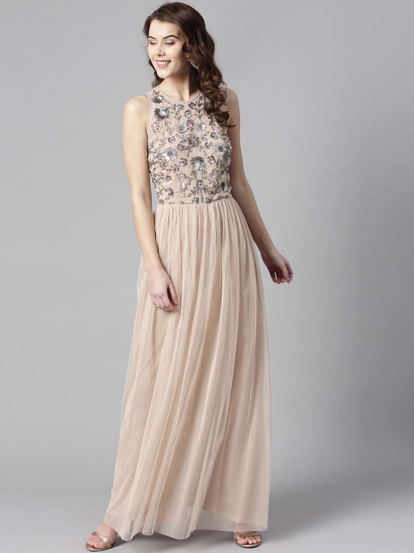 Peach and gray dress hotsell