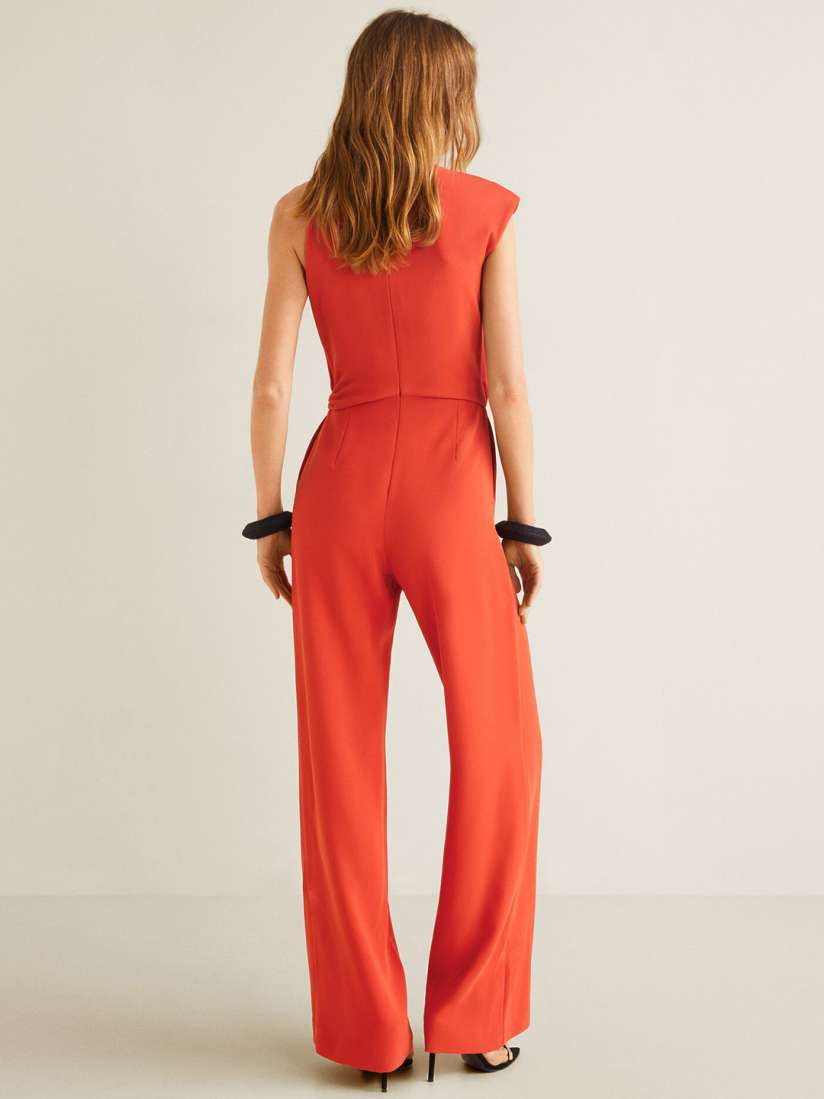 Buy MANGO Women Orange Solid Basic Jumpsuit Jumpsuit for Women 9432841 Myntra