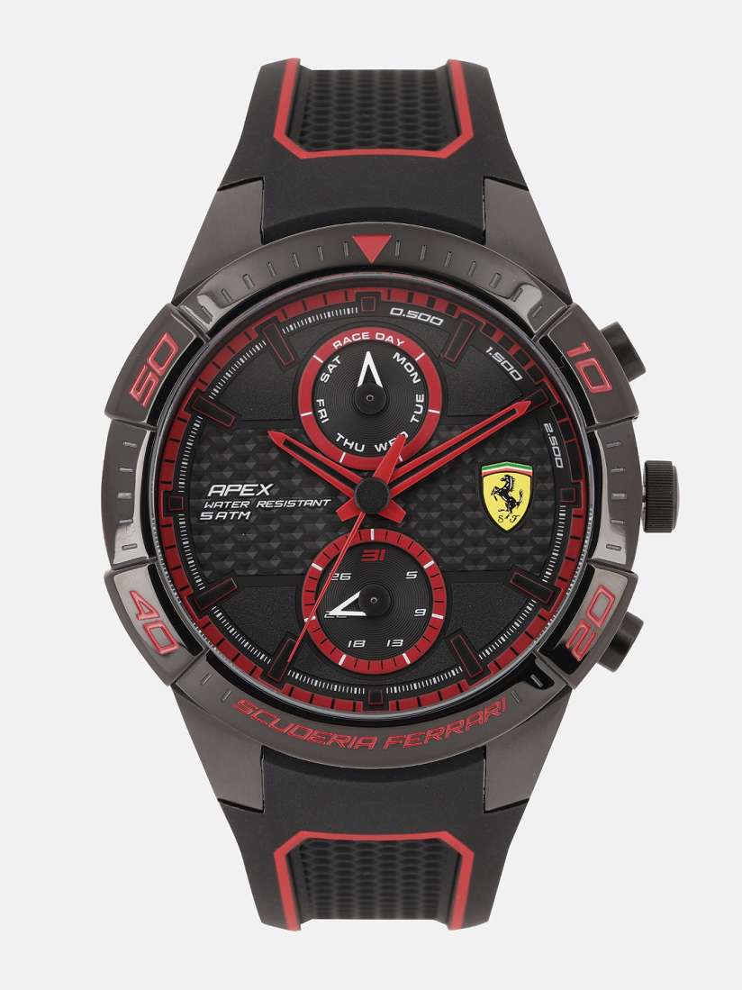 Buy SCUDERIA FERRARI Apex Men Black Analogue Watch 830634 Watches for Men 9433123 Myntra