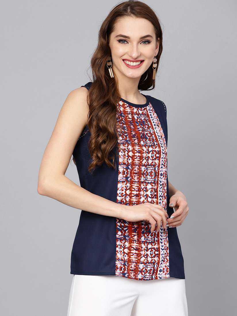 kurti tops myntra