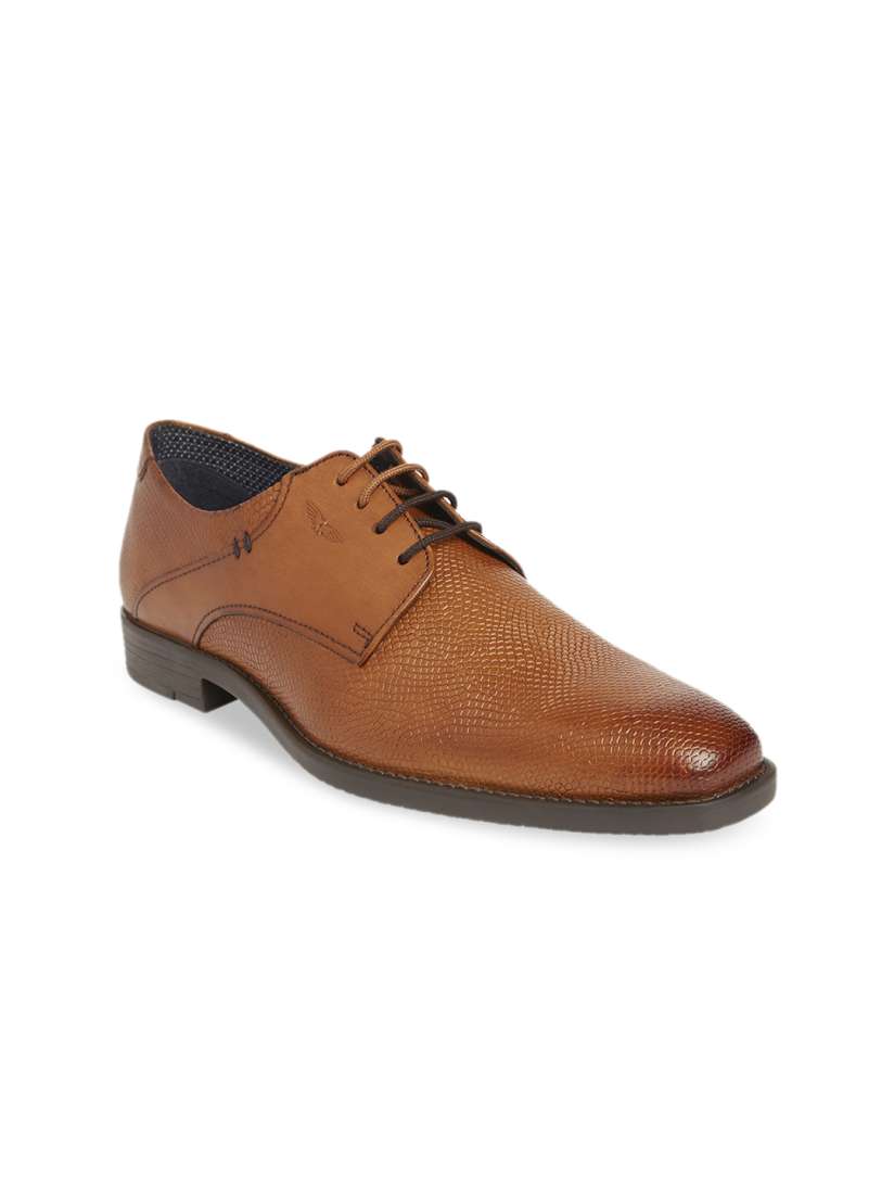 Buy Park Avenue Men Tan Brown Leather Formal Derbys Formal Shoes for Men 9442437 Myntra