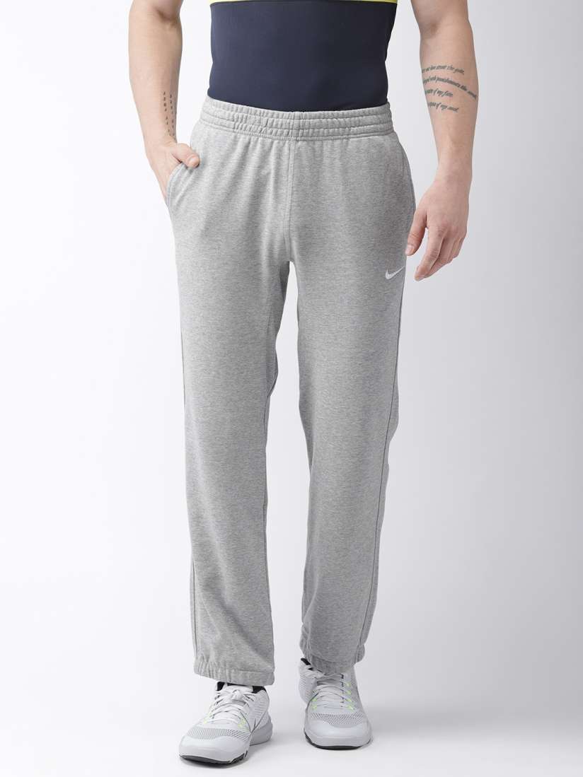 Nike solid men's grey track pants new arrivals