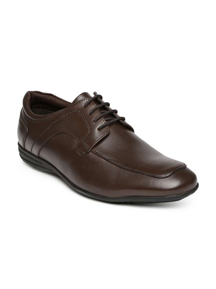 Buy Hush Puppies by Bata Men Brown Leather Derby Formal Shoes Formal Shoes for Men 945732 Myntra