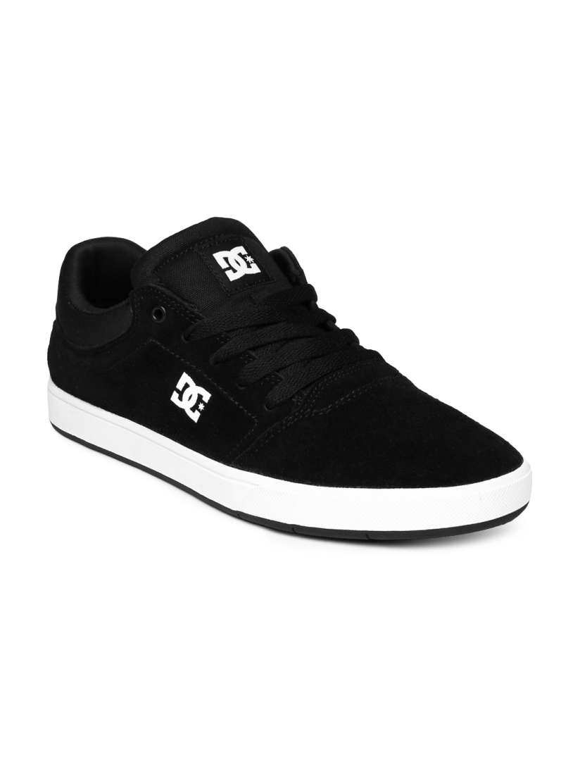 Buy DC Men Black Crisis Suede Casual Shoes Casual Shoes for Men 946107 Myntra