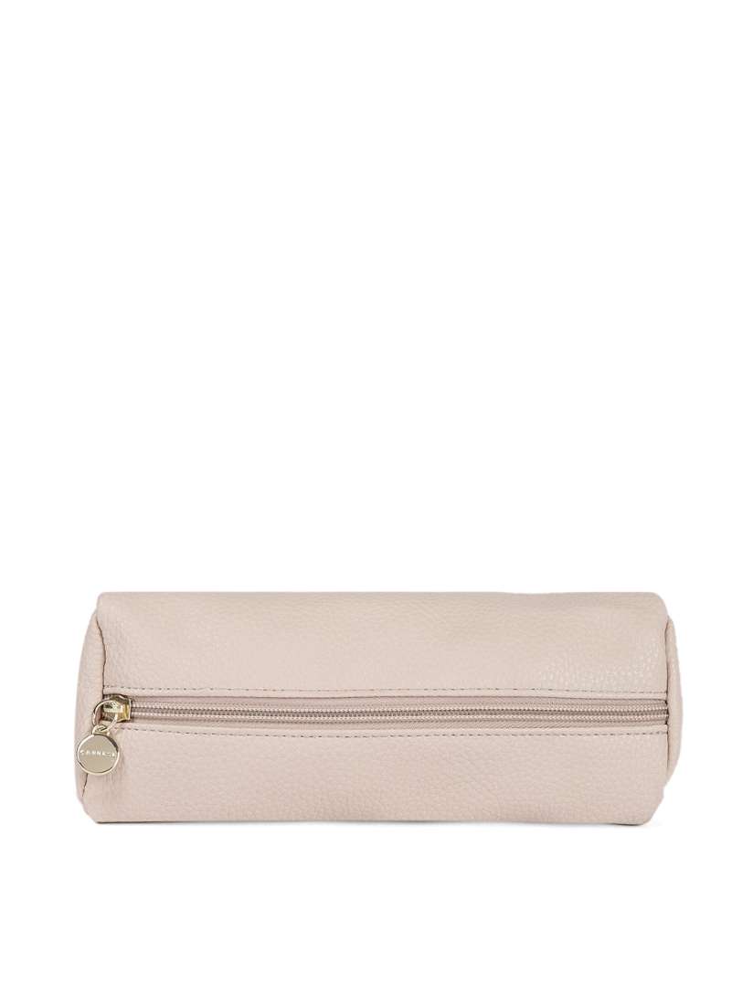 Buy Caprese Beige Solid Makeup Pouch Travel Accessory for Women 9464905 Myntra