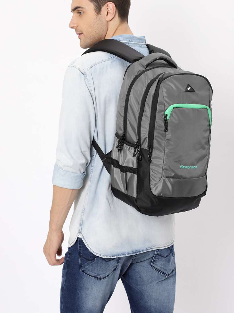 Buy Fastrack Men Grey Solid Backpack Backpacks for Men 9467265 Myntra