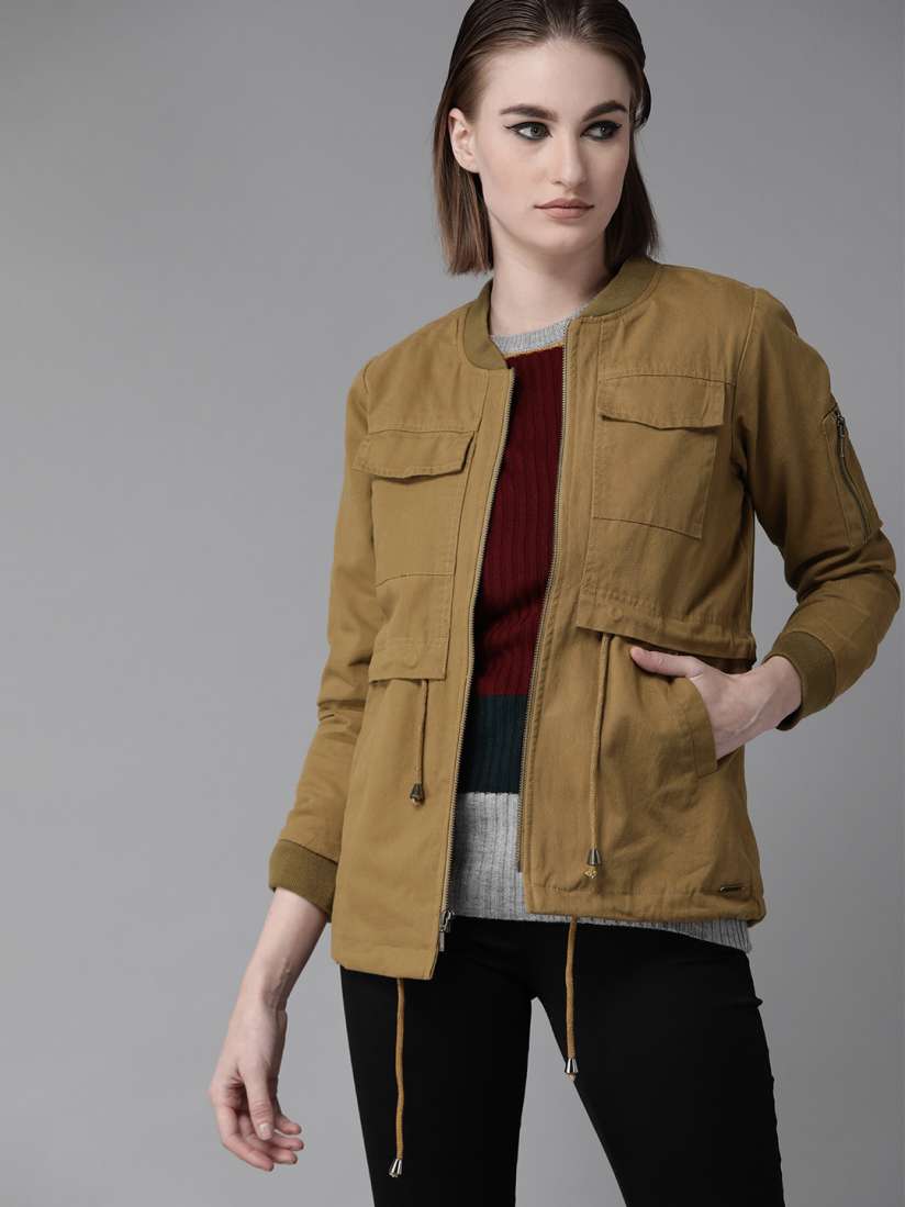 Lightweight khaki jacket shop