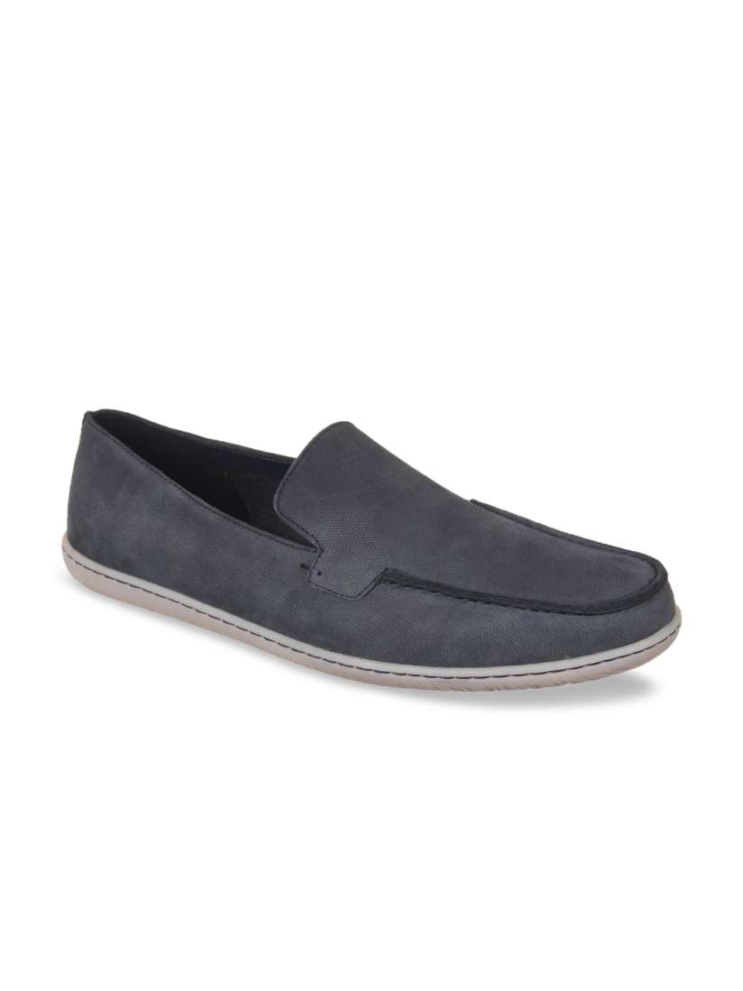 Buy Clarks Men Navy Blue Leather Loafers Casual Shoes for Men 9488625 Myntra