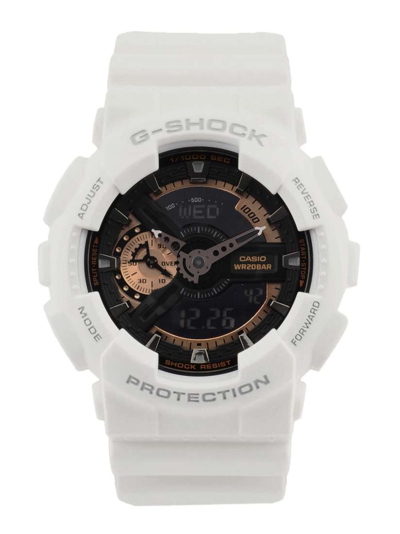 Buy CASIO G Shock Men White Dial Rose Gold Black Series Watch GA 110RG 7ADR G398 Watches for Men 95010 Myntra