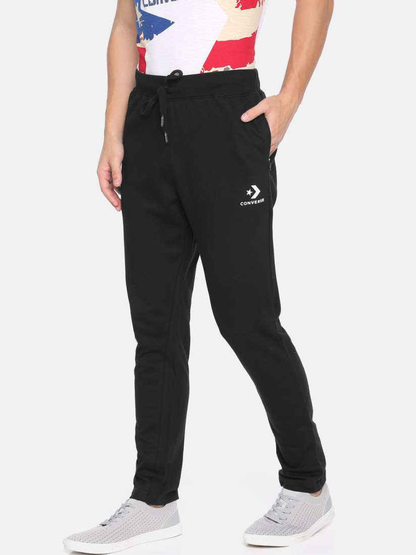 Buy Converse Men Black Solid Track Pants Track Pants for Men 9532955 Myntra