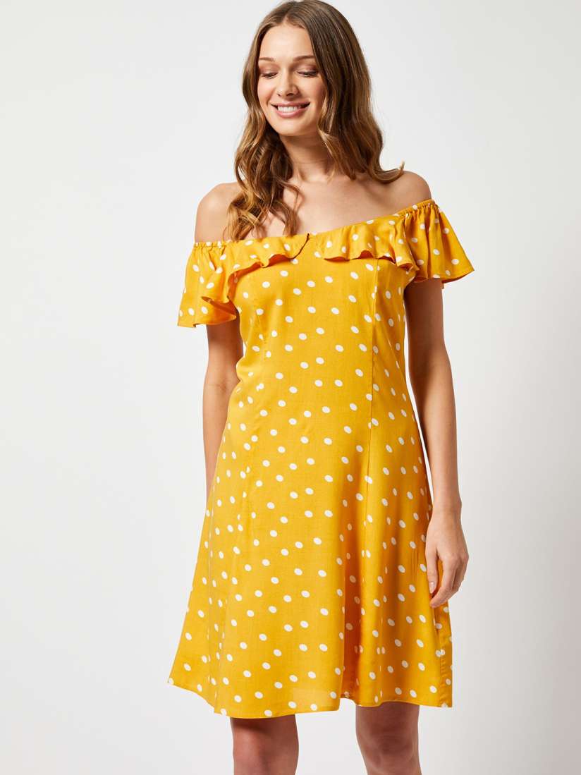 Mustard dress dorothy perkins top