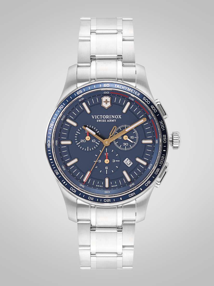 Buy Victorinox Men Blue Chronograph Swiss Analogue Watch 241817 Watches for Men 9566647 Myntra