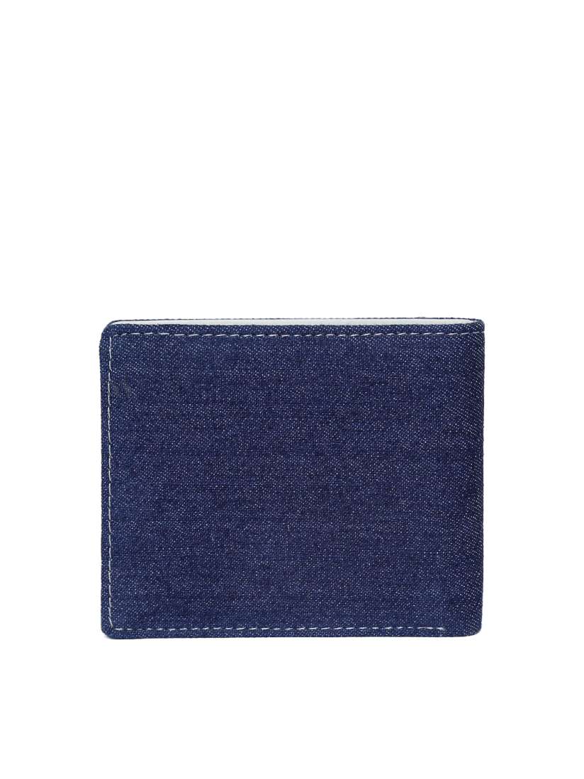 Buy United Colors of Benetton Men Navy Blue Denim Two Fold Wallet Wallets for Men 9579129 Myntra