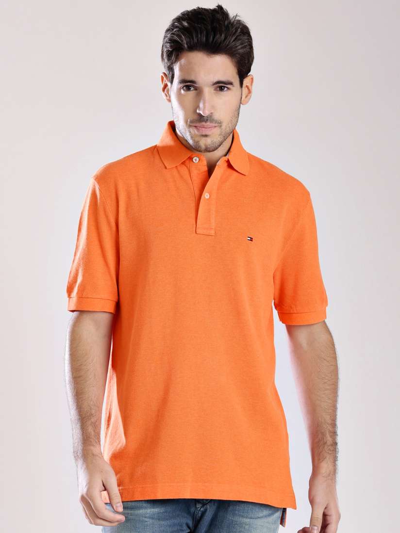 Tommy hilfiger polo orange outlet