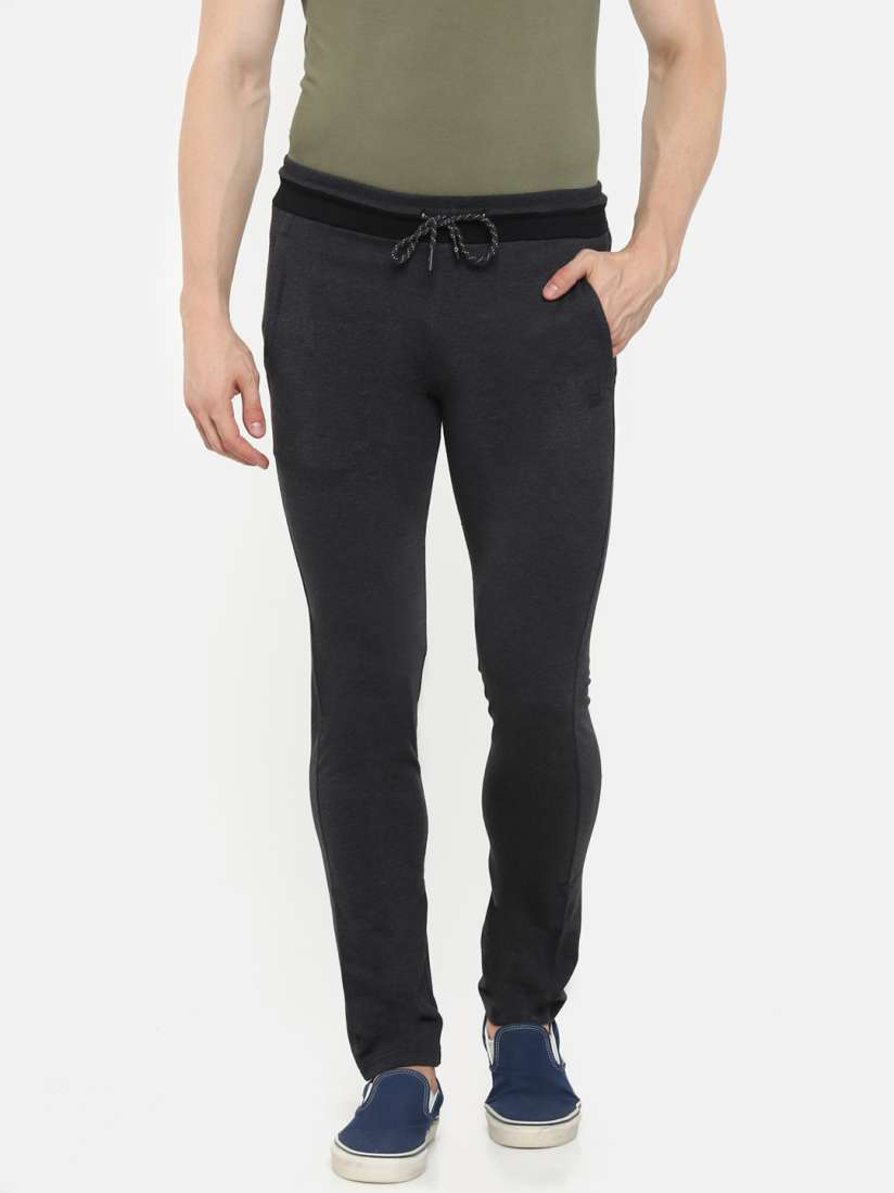 Buy Sweet Dreams Men Charcoal Grey Solid Track Pants Track Pants for Men 9593077 Myntra