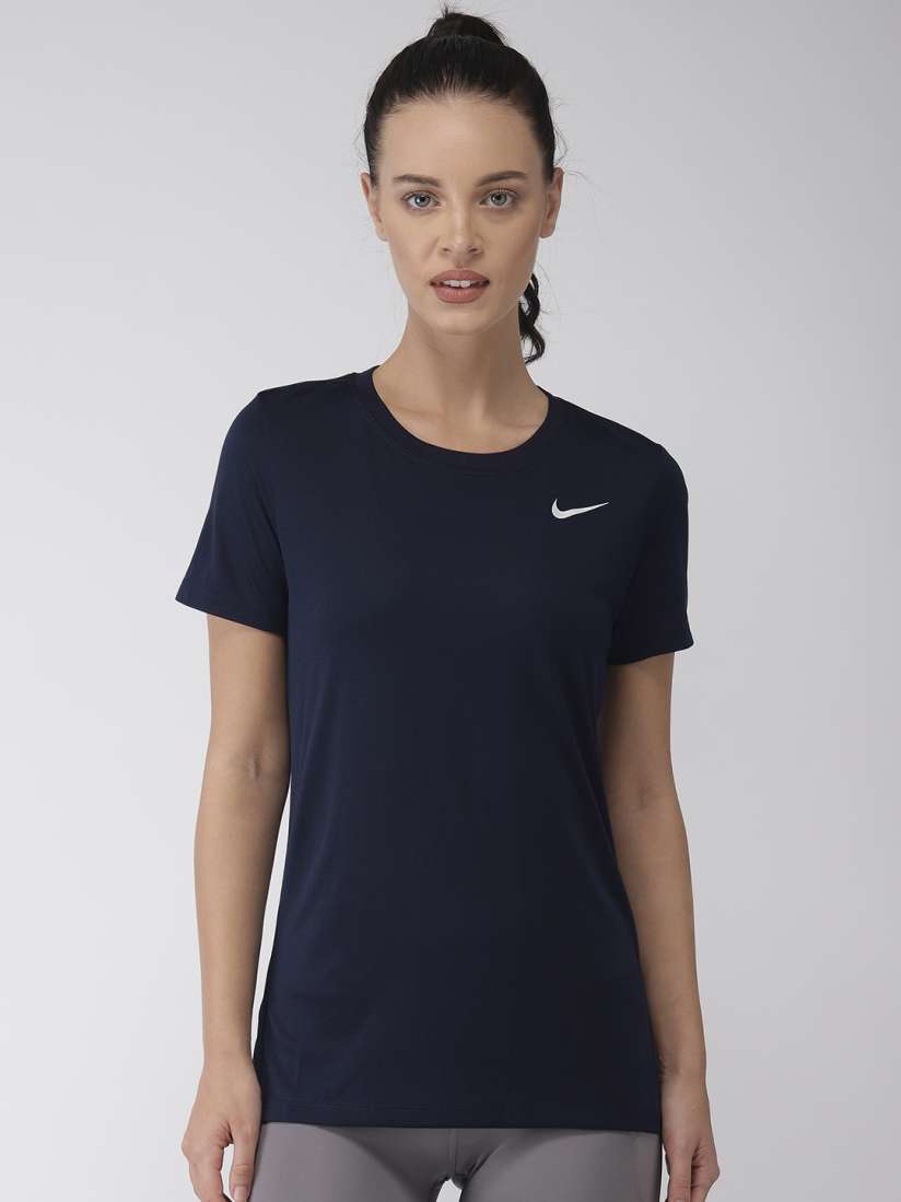 Navy blue dri fit t shirt store