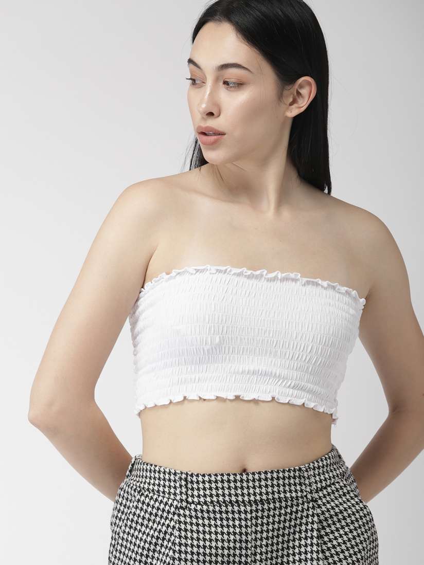 Forever 21 white bandeau 2025