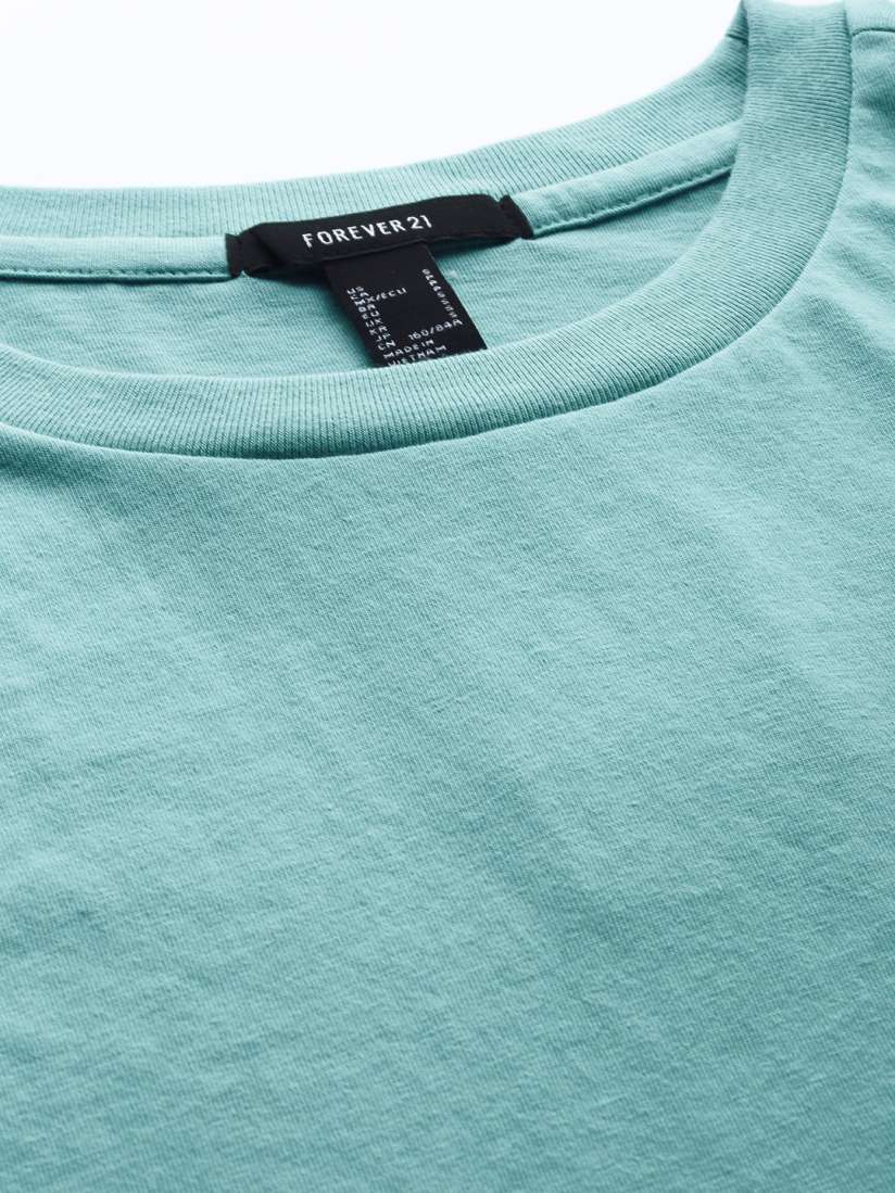 Teal shirt forever 21 outlet