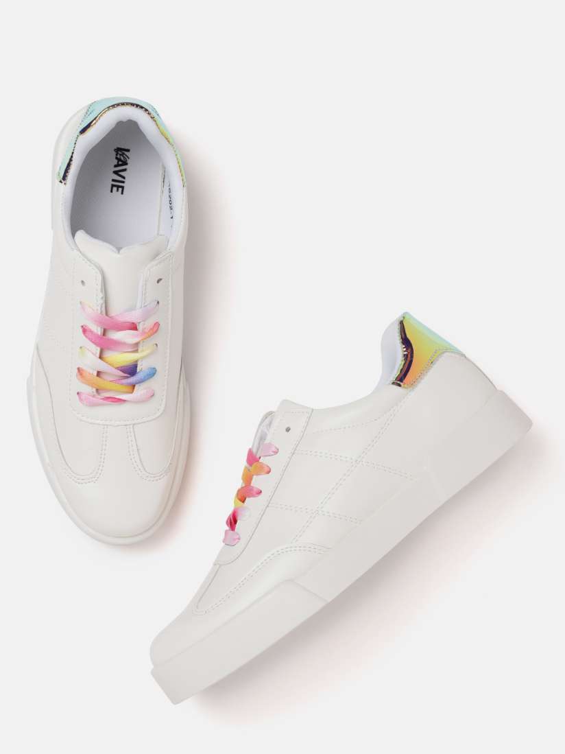 Buy Lavie Women White Solid Sneakers Casual Shoes for Women 9686787 Myntra