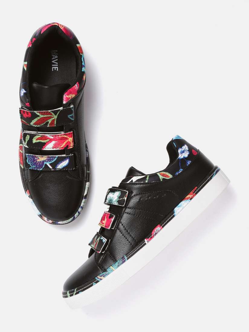 Buy Lavie Women Black Printed Detail Sneakers Casual Shoes for Women 9686907 Myntra
