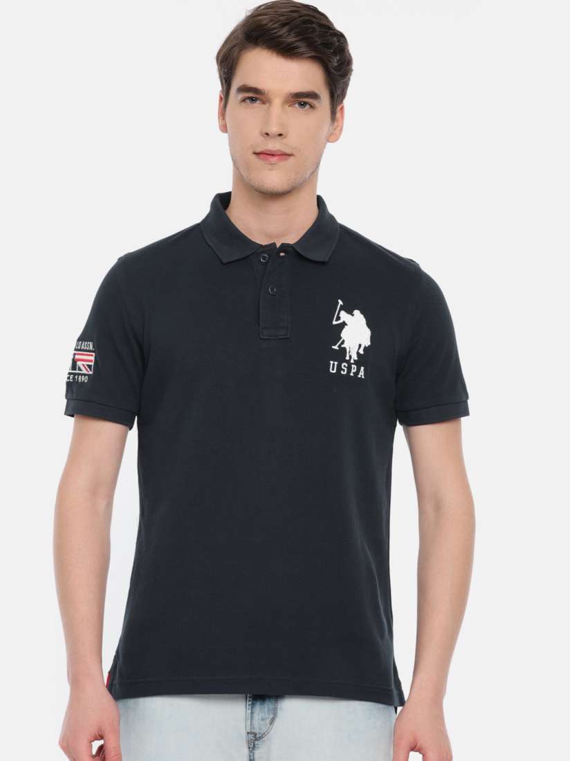 Us polo t shirt black on sale