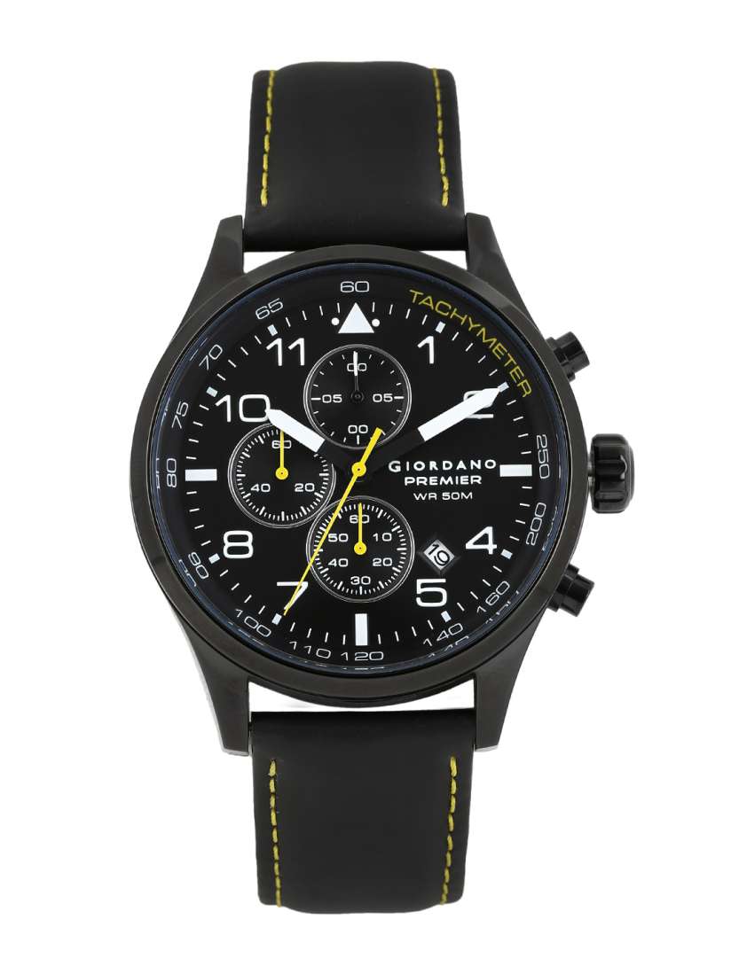 Buy GIORDANO Premier Men Black Dial Chronograph Watch P168 04 Watches for Men 971840 Myntra